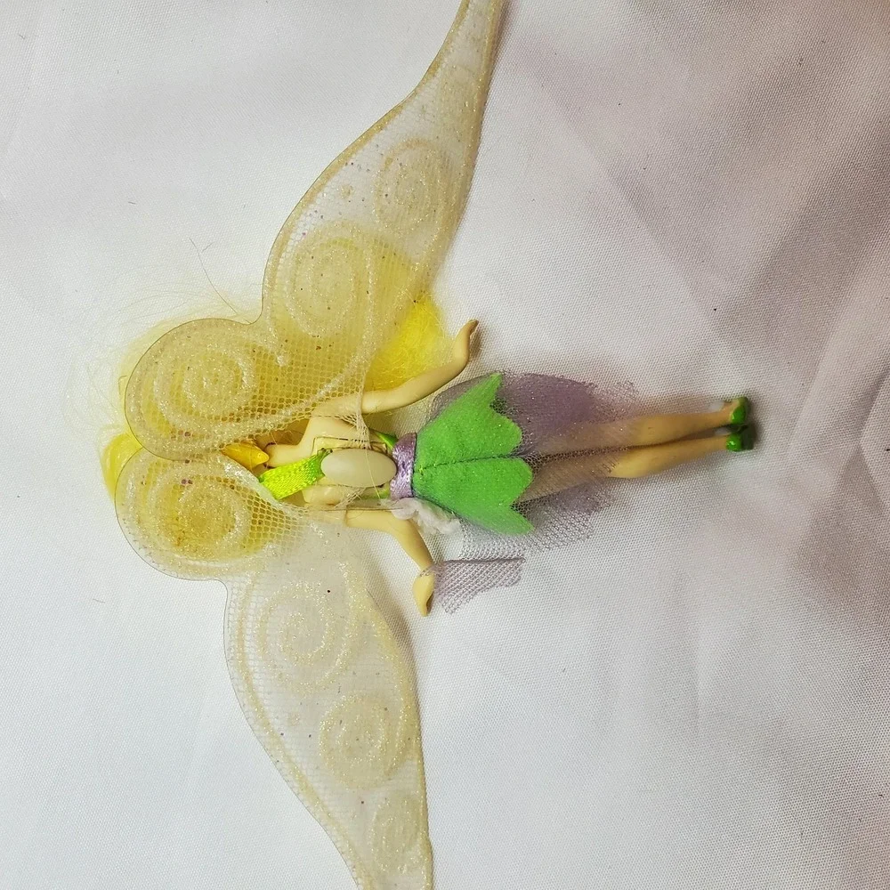 Disney Fairies Tinkerbell With‎ Pixie Dust Wings, Green Clothing